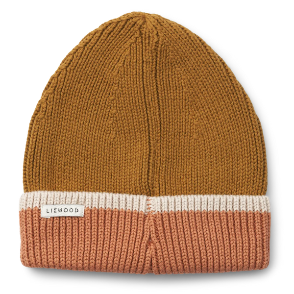 Littlefashionaddict - Liewood - AW23 - Ezra Beanie Hat - Tuscany Rose Mix - Voor meisjes - Meisjesmuts - Vanaf 3 tot 8 jaar in stock en verkrijgbaar bij Little Fashion Addict