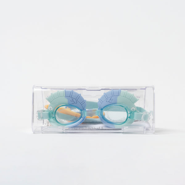 Blauwe zwembril voor kinderen in visvorm – Sunnylife Finn the Fish met verstelbare band | Ontdek Sunnylife bij Little Fashion Addict