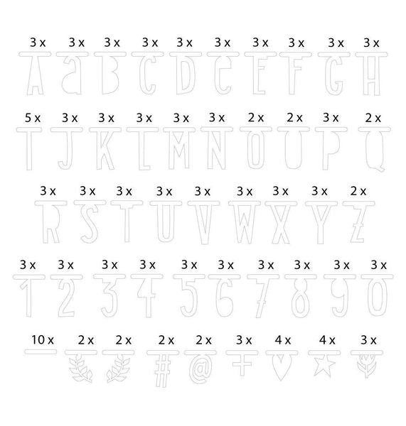 Little Fashion Addict - A Little Lovely Company - Letterslinger wit - inhoud