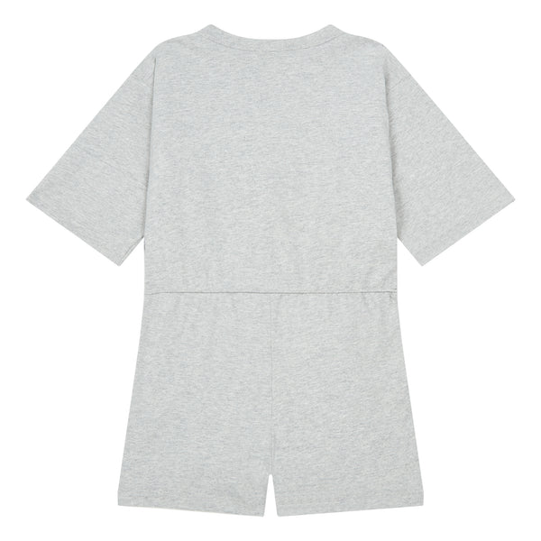 Hundred Pieces - Vintage Playsuit - Kleur: Lichtgrijs - Meisjesmode - Zomercollectie 2022 - Verkrijgbaar bij Littlefashionaddict.com