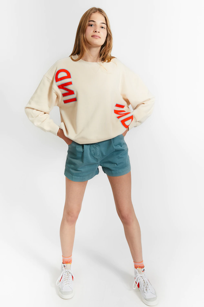 INDEE - Belgisch modemerk - Leonora Short - Metal Blue - Fashion for Girls - verkrijgbaar bij littlefashionaddict.com