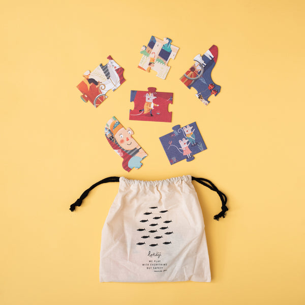 Londji Kinderpuzzel - Puzzel 36 stukken - My Little Cinderella - Voor kids vanaf 3 jaar - Verkrijgbaar bij Littlefashionaddict.com