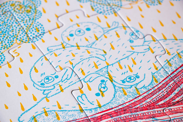 Londji Kinderpuzzel - Set van 4 puzzels - Dans L'Igloo - Voor kids vanaf 3 jaar - Verkrijgbaar bij Littlefashionaddict.com