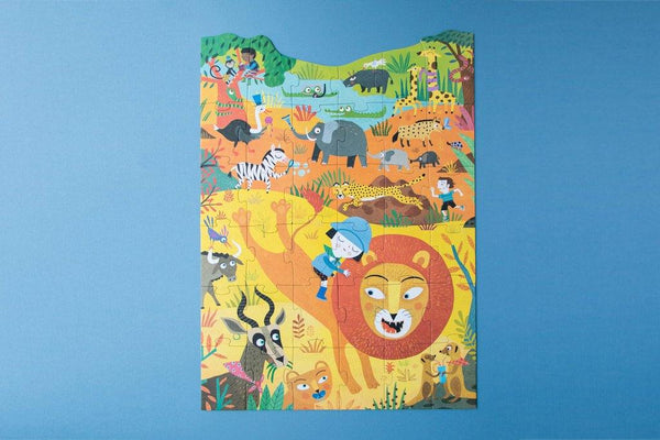 Londji Kinderpuzzel - Puzzel 36 stukken - Roar - Voor kids vanaf 3 jaar - Verkrijgbaar bij Littlefashionaddict.com