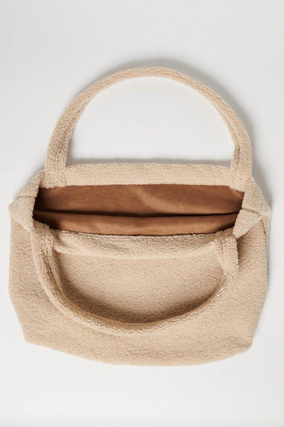 Little Fashion Addict - Studio Noos - Chunk Teddy Mom Bag Ecru