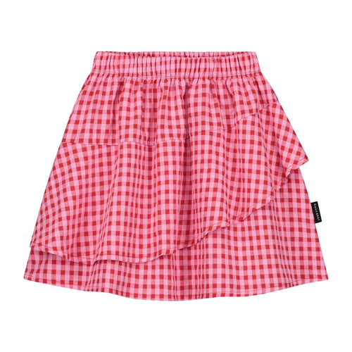 Daily Brat Peachy Skirt Sunny Red – stijlvolle en speelse rok | Verkrijgbaar bij Little Fashion Addict