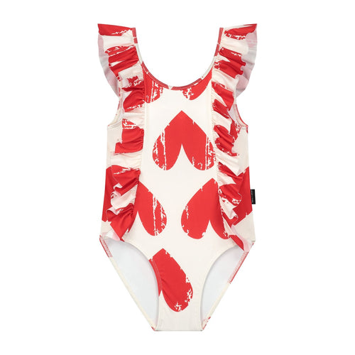 Tijdloos crèmekleurig badpak voor  – Daily Brat adore badpak ivory | Verkrijgbaar bij Little Fashion Addict