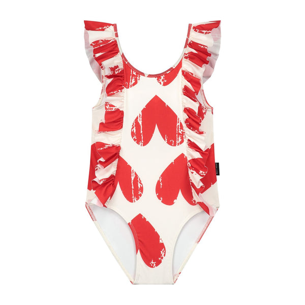 Tijdloos crèmekleurig badpak voor  – Daily Brat adore badpak ivory | Verkrijgbaar bij Little Fashion Addict