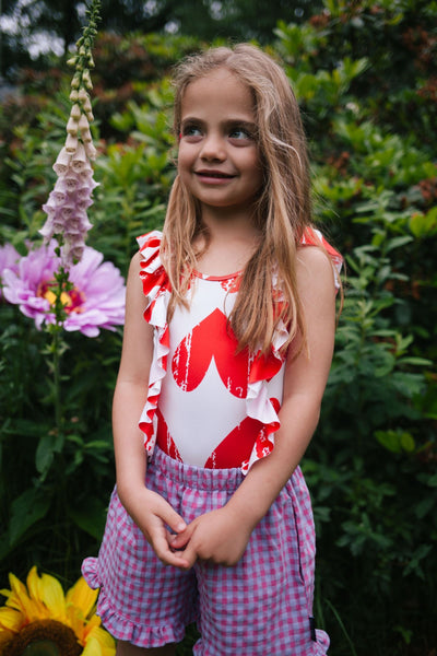 Tijdloos crèmekleurig badpak voor  – Daily Brat adore badpak ivory | Verkrijgbaar bij Little Fashion Addict