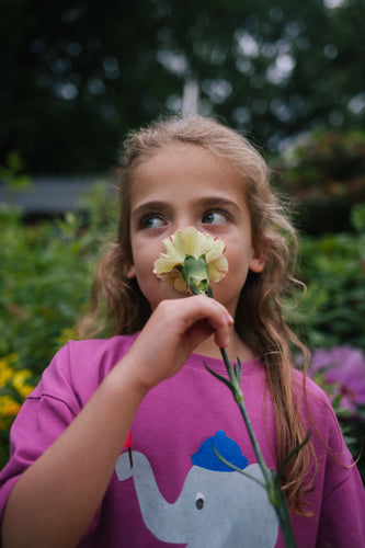 Roze meisjes T-shirt met schattige olifantenprint – Daily Brat | Verkrijgbaar bij Little Fashion Addict