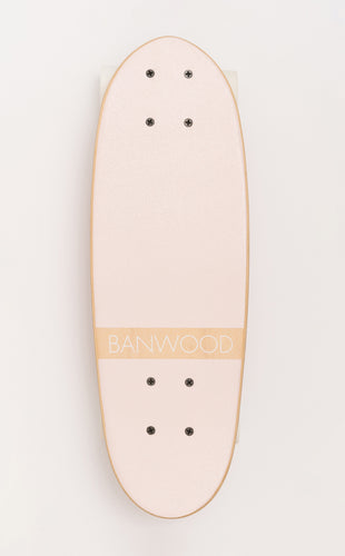 Banwood Skateboard - Lichtroze skateboard voor kinderen vanaf 3 jaar - Verkrijgbaar bij Littlefashionaddict.com