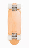 Banwood Skateboard - Natuurkleurig skateboard met donkerrode strepen voor kinderen vanaf 3 jaar - Verkrijgbaar bij Littlefashionaddict.com