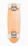 Banwood Skateboard - Natuurkleurig skateboard met donkerrode strepen voor kinderen vanaf 3 jaar - Verkrijgbaar bij Littlefashionaddict.com