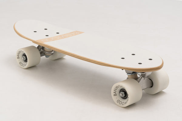 Banwood Skateboard - Wit skateboard voor kinderen vanaf 3 jaar - Verkrijgbaar bij Littlefashionaddict.com