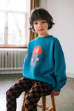 Sweater voor jongens met koalaprint en geribbelde boorden, gemaakt van biologisch katoen van het merk Daily Brat | Verkrijgbaar bij Little Fashion Addict