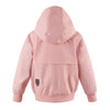Waterdichte meisjesjas Blue Bird van Gosoaky in First Blush Pink met zachte voering. | Verkrijgbaar bij Little Fashion Addict