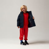 Gosoaky Chipmunk winterjas in Sky Captain Blue, waterdicht en warm gevoerd | Ontdek Gosoaky bij Little Fashion Addict