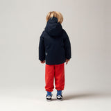 Gosoaky Chipmunk winterjas in Sky Captain Blue, waterdicht en warm gevoerd | Ontdek Gosoaky bij Little Fashion Addict