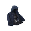 Gosoaky Chipmunk winterjas in Sky Captain Blue, waterdicht en warm gevoerd | Ontdek Gosoaky bij Little Fashion Addict