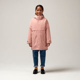 Gosoaky Desert Fox winterjas in Mellow Rose met zachte voering en reflecterende details | Ontdek Gosoaky bij Little Fashion Addict
