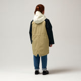 Gosoaky Fast Camel winterjas in Grey Green Multi met verstelbare taille en kleurblokken | Ontdek Gosoaky bij Little Fashion Addict