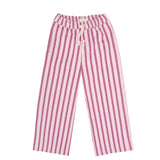 Gestreepte meisjesbroek in lichtroze met paarse streep van Jenest | Cammie Pants Violet Purple Stripe | verkrijgbaar bij Little Fashion Addict