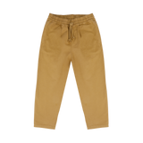 Jenest Comfy Chino voor jongens in Hazelnut Brown met elastische tailleband | Verkrijgbaar bij Little Fashion Addict