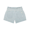 Jenest denim short voor meisjes met licht gewassen look en zwaluwprint | Julie Shorts Light Wash | verkrijgbaar bij Little Fashion Addict