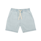 Zomerse jongensshort in light wash denim van Jenest | Knox Shorts Light Wash | verkrijgbaar bij Little Fashion Addict