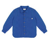 Lef Shirt van Jenest in kobaltblauw | Jongenshemd van Jenest verkrijgbaar bij Little Fashion Addict