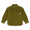 Jenest Lef Shirt | Hemd voor jongens in mosgroen corduroy met borstzak. | Verkrijgbaar bij Little Fashion Addict