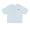 Mase T-shirt Water Blue van Jenest – lichtblauwe oversized jongens T-shirt met grafische rugprint | Ontdek Jenest bij Little Fashion Addict