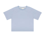 Unisex Mase t-shirt van Jenest in druivenblauw – voorkant | Verkrijgbaar bij Little Fashion Addict | Voor kids van 4 tot 10 jaar