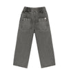 Donkergrijze jeans met wijde pijpen voor jongens en meisjes van Jenest – met elastische tailleband en comfortabele pasvorm | Unisex Denim Pants Grey Wash | Ontdek Jenest bij Little Fashion Addict