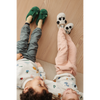 Pandapantoffels van Liewood in sandy en dark grey | Aviaja Panda Slippers Sandy Dark Grey | Ontdek Liewood bij Little Fashion Addict