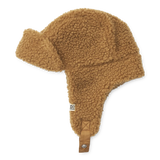 Littlefashionaddict - Liewood - AW23 - Bravo Pile Hat - Golden Caramel - Voor meisjes en jongens - Jongens- en Meisjesmuts - Pilotenmuts - Vanaf 3 tot 8 jaar in stock en verkrijgbaar bij Little Fashion Addict