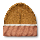 Littlefashionaddict - Liewood - AW23 - Ezra Beanie Hat - Tuscany Rose Mix - Voor meisjes - Meisjesmuts - Vanaf 3 tot 8 jaar in stock en verkrijgbaar bij Little Fashion Addict