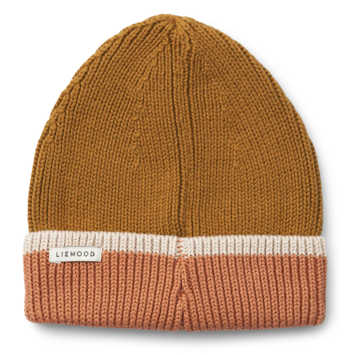 Littlefashionaddict - Liewood - AW23 - Ezra Beanie Hat - Tuscany Rose Mix - Voor meisjes - Meisjesmuts - Vanaf 3 tot 8 jaar in stock en verkrijgbaar bij Little Fashion Addict