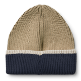 Littlefashionaddict - Liewood - AW23 - Ezra Beanie Hat - Classic navy mix - Voor jongens en meisjes - Vanaf 3 tot 8 jaar in stock en verkrijgbaar bij Little Fashion Addict