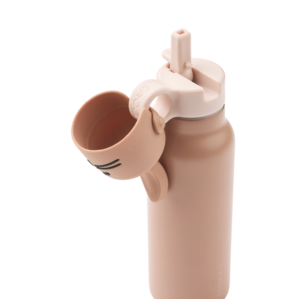 Drinkfles van Liewood in pale tuscany met konijnen deksel | Falk water bottle rabbit lid | Ontdek Liewood bij Little Fashion Addict