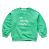 Jongens sweater Ice Cream Champ jade green van Sproet & Sprout. | Uit de Champions League of Fun collectie 