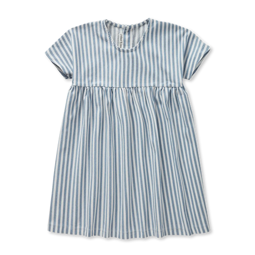 Luchtige zomerjurk met strepen van Sproet & Sprout uit de Champions League of Fun - Verkrijgbaar bij Little Fashion Addict
