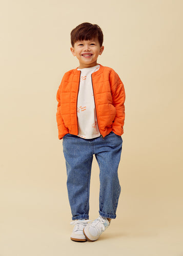 Jongens denim broek in denim blue van Sproet & Sprout uit de Champions League of Fun - Verkrijgbaar bij Little Fashion Addict