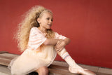 sportsokken met roze strepen voor meisjes van Sproet & Sprout | Uit de Champions League of Fun - Verkrijgbaar bij Little Fashion Addict