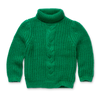 Littlefashionaddict - Sproet & Sprout - AW23 - The Alpine Hut - Cable Sweater fern green - in het felgroen - Voor meisjes - Vanaf 4 tot 10 jaar in stock en verkrijgbaar bij Little Fashion Addict