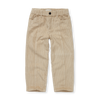 Corduroy broek voor meisjes in ivoorkleur met knoopsluiting en twee zakken van Sproet & Sprout | Verkrijgbaar bij Little Fashion Addict