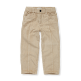 Corduroy broek voor meisjes in ivoorkleur met knoopsluiting en twee zakken van Sproet & Sprout | Verkrijgbaar bij Little Fashion Addict
