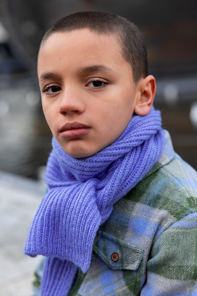 Jongenshemd met grote ruiten in donkergroen, blauw en beige van Sproet & Sprout | Boys Check Shirt Shady Green | A Cosmic Romance collectie 