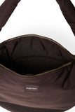 puffy crossbody tas in bruin van Studio Noos | verkrijgbaar bij Little Fashion Addict