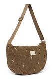 teddy fanny pack crossbody tas met hartjes van Studio Noos in bruin | verkrijgbaar bij Little Fashion Addict